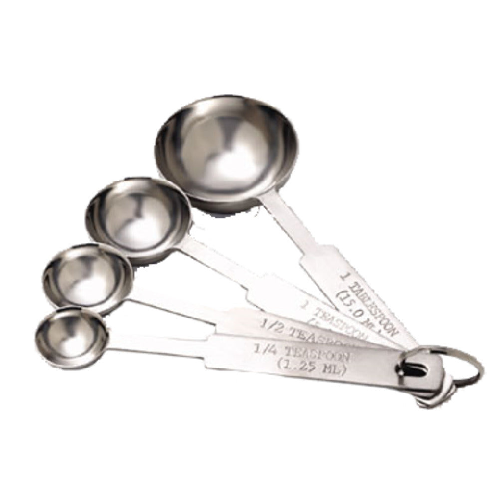 Alegacy Foodservice Products 2318 Measuring Spoon Set Includes: (1) 1/4 (1) 1/2