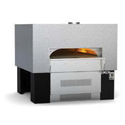 Wood Stone FD-9690-RFGLLIRW Fire Deck Stone Hearth Oven Two Radiant Flames On Left Side With Infrared Under Floor Burner And Option To Burn Wood
