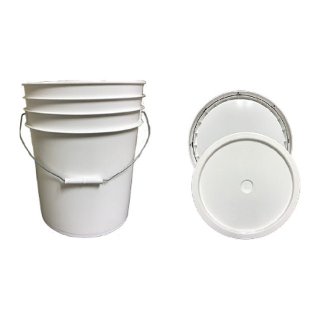 Buccaneer Container Corp 2005640010 (Buccaneer) Bucket With White Lid (5) Gallon (custom Printed) (5 Each Per Case)