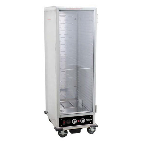 Serv-Ware SC1836HPI-V - Serv-Ware - Electric Cooking - Insulated Heater Proofer - Dimensions: 23.11" W X 33.39" D X 67.48" H - Temperature Range: 115°F - 185°F - Amps: 12 - Voltage: 115 - Hz: 60 - Phase: 1 - Watts: 1440 - Materials: Welded Heavy Duty Construction - Warranty: 1 Year