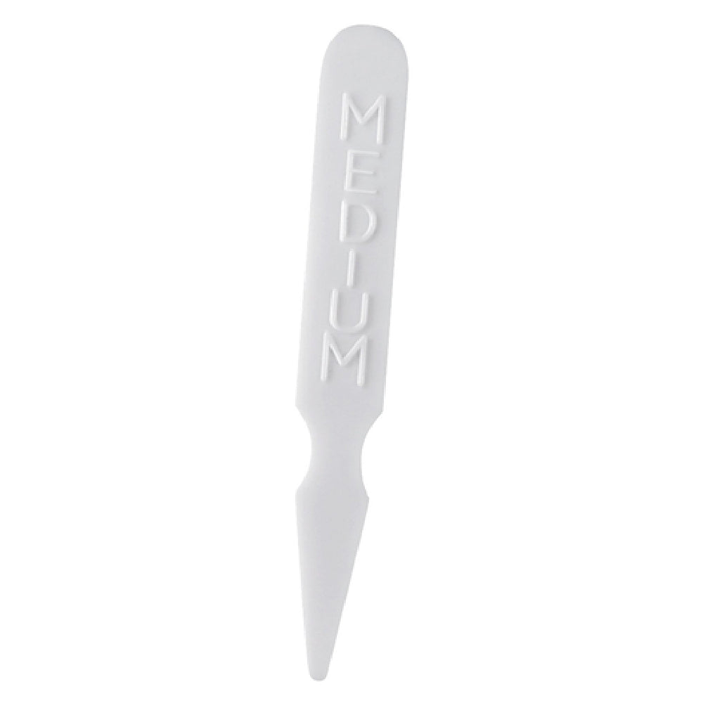 Winco PSM-M Steak Marker "Medium" White