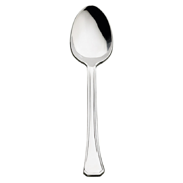 Browne Foodservice 502002 Oxford Dessert Spoon 7-1/10" 18/0 Stainless Steel