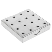 Hubert 46274 - Drip Tray, For Mango Wood Carafe Holders, 4" X 4" X 1"H