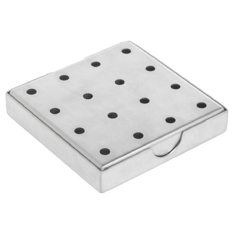 Hubert 46274 - Drip Tray, For Mango Wood Carafe Holders, 4" X 4" X 1"H