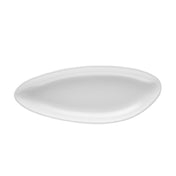 CAC China XSTN-19-W Shelton Platter 4-22/25"L X 12-1/8"W X 1-19/50"H Triangular