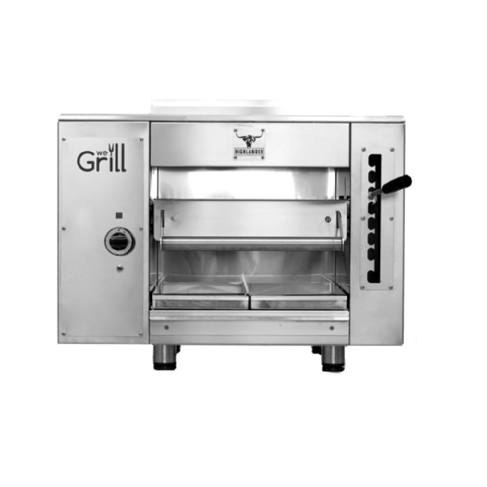 AMPTO HIGHLANDER-G Infrared Overfire Broiler Countertop Gas ...