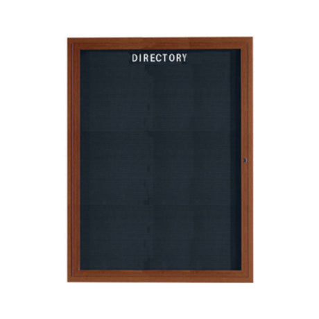 Aarco OADCO4836L Directory Board 36"W X 48"H Enclosed Face