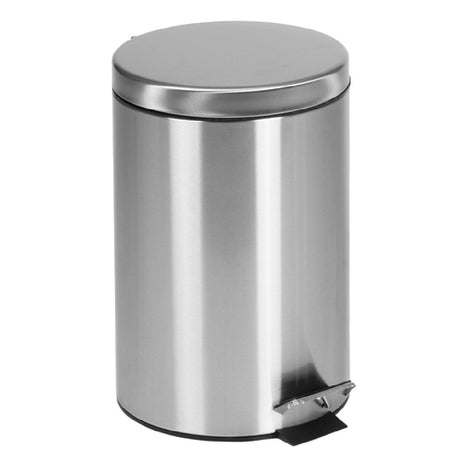 Flash Furniture PF-H008A12-M-GG Trash Can 3.2 Gallon(12L) Capacity Round