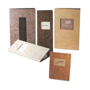 Menu Solutions WF130C Menu Cover Holds 8-1/2" X 11" Inserts Triple Panel Continuous With 3 Views
