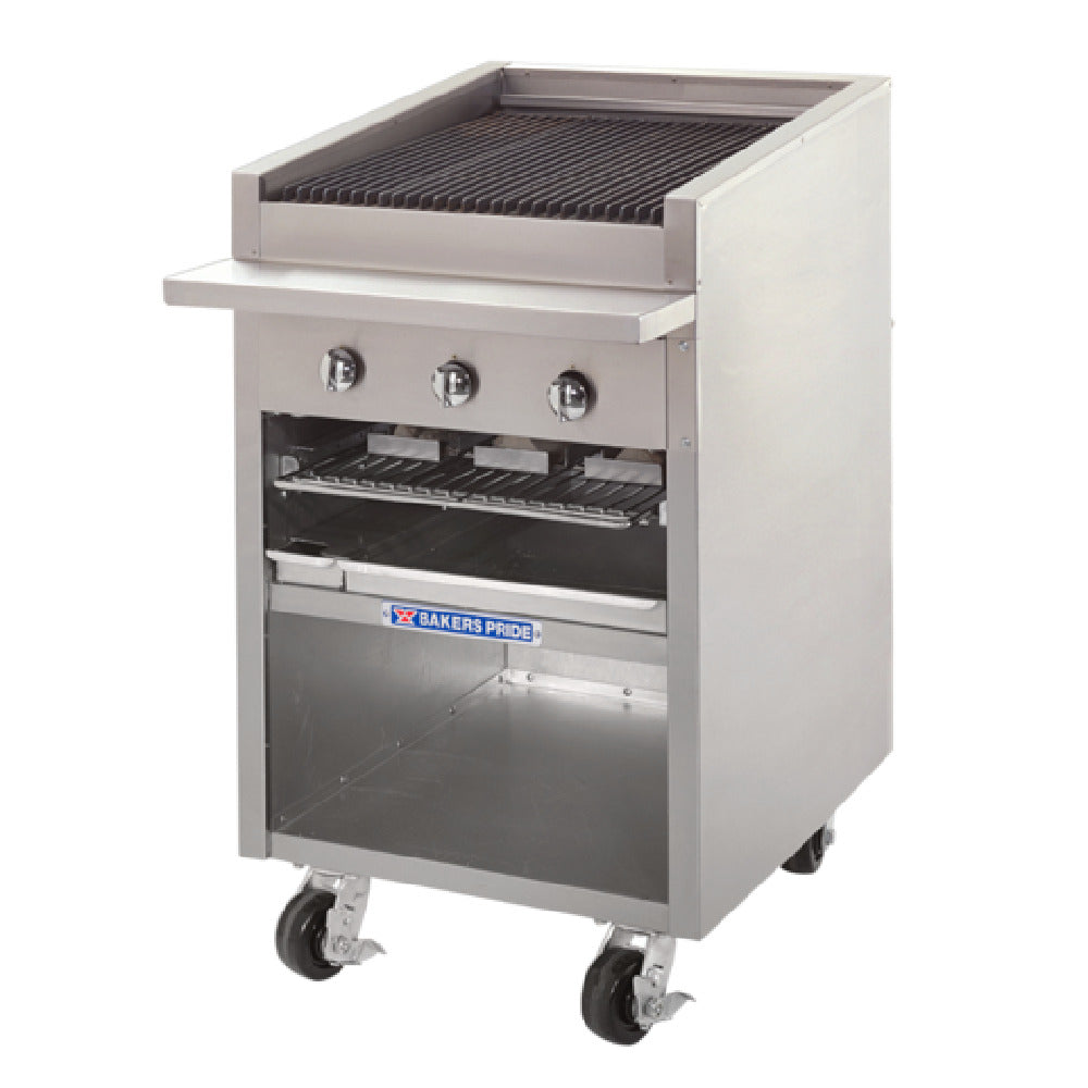 Bakers Pride F-24RS-C_LP Radiant Charbroiler Floor Model Gas