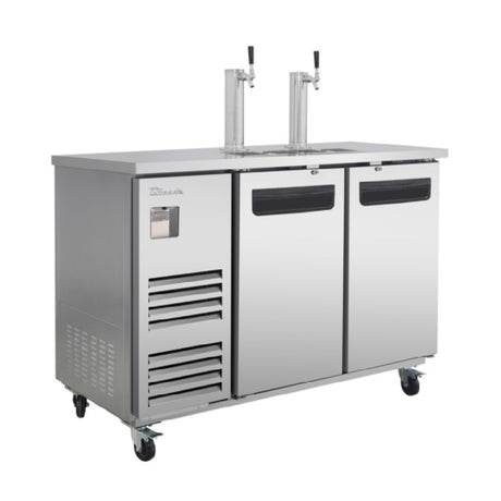 Blue Air BLKC59-2S-HC - Keg Cooler, Two-section, 58-3/4"W