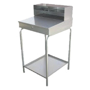 SPG 4G0186 - Kelmax Receiving Desk, Stationary Design, Sloped Top Writing Surface