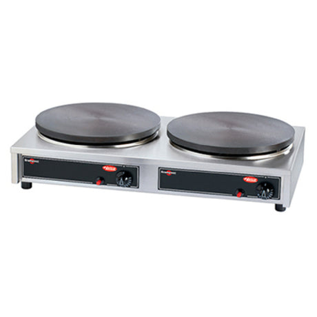 Hatco KCMG-2RCT (KCMG.2RCT41) Hatco®/Krampouz® Heavy Duty Crepe Maker Gas Dual 15-3/4" Ø Cast Iron Griddle