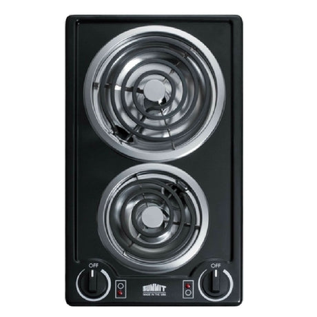 Summit CCE226BL Radiant Cooktop Electric 12" W