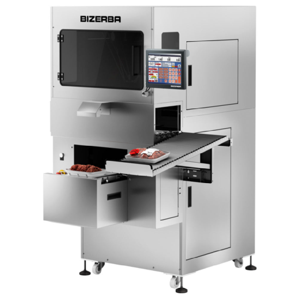 Bizerba B3 WRAPPER Automatic Wrapping System Integrated Label Applier Wrapping For Numerous Package Sizes With Only One Film Width