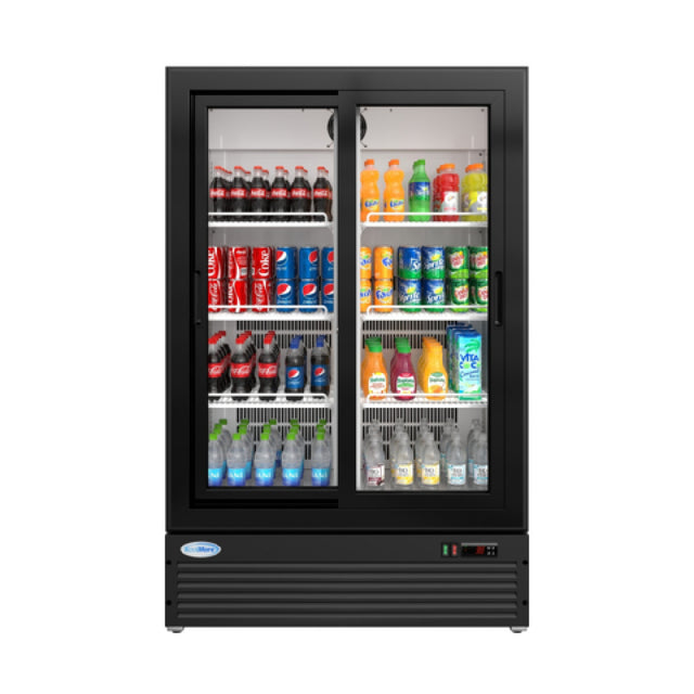 Koolmore KM-AEM2-10CSL - Refrigerated Display Merchandiser, 35"W X 55.6"H, 10 Cu. Ft.