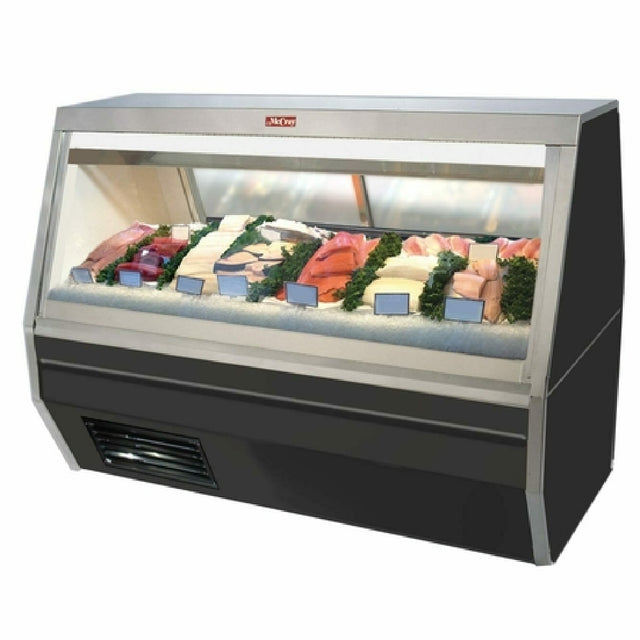 Howard-McCray R-CFS35-6-BE-LED Fish/Poultry Service Case Double Duty 71"W