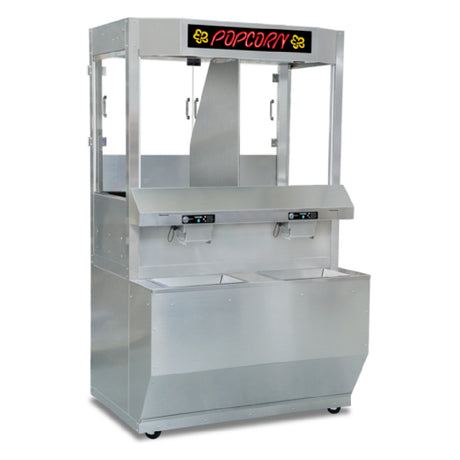 Gold Medal 2785-00-053 - ReadyServe® Popcorn Staging Cabinet & Self-Serve Dispenser With Base
