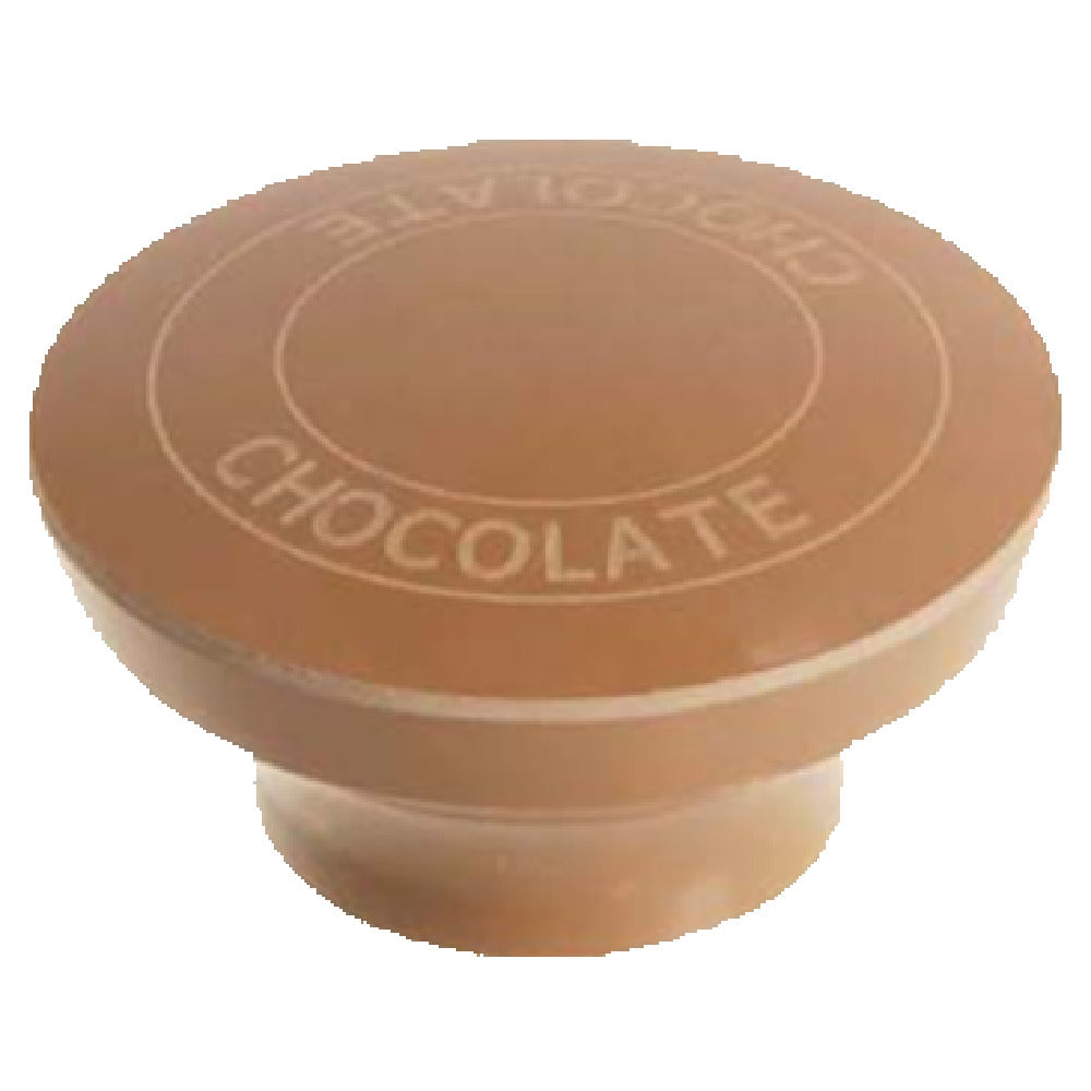 Franklin Machine Products 217-1090 Server #82023-7CH Dispenser Knob Brown Phenolic Etched With " Chocolate"