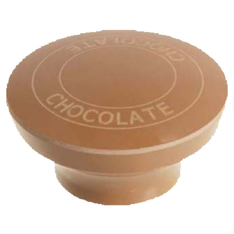 Franklin Machine Products 217-1090 Server #82023-7CH Dispenser Knob Brown Phenolic Etched With " Chocolate"