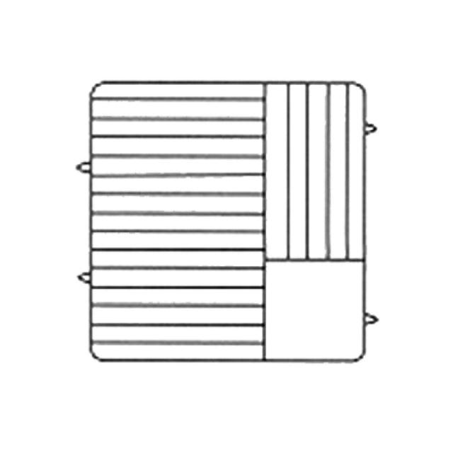 Vollrath PM2011-6-06 Plate Crate® Dishwasher Rack 10-3/4" To 11" Dia. (6) Extenders With Wire Dividers