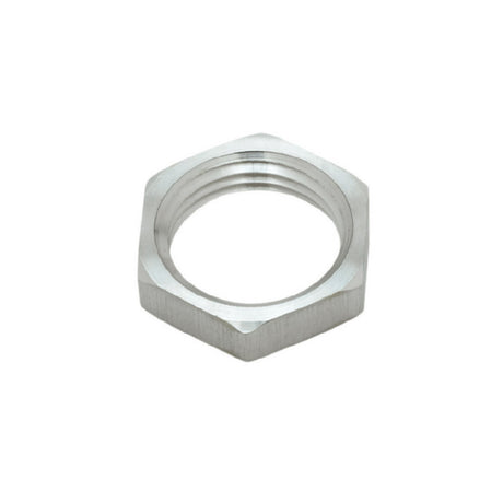T&S Brass S002954-20 Hex Locknut 1" Stainless Steel With 1/2-14 NPSL Female Thread.