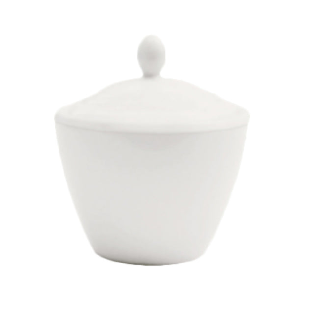 Steelite 11010836 Madison Covered Sugar Pot 7-1/2 Oz. With Lid