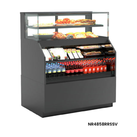 Structural Concepts NR4858RRSSV - Reveal® Combination Convertible Service Above Refrigerated Self-Service Case
