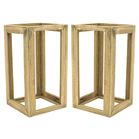 FOH BRI010NAW28 Promotional Pricing May Be Available! Contact Your FOH® Sales Representative For Details! Rustic Wood™ Display Riser