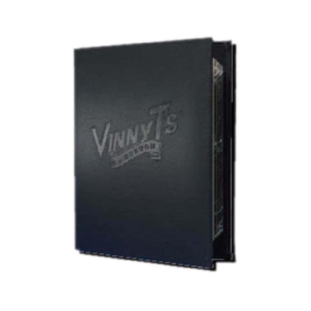 Menu Solutions CD960C Menu Cover Holds 8-1/2" X 11" Inserts Quad Panel Booklet With 6 Views