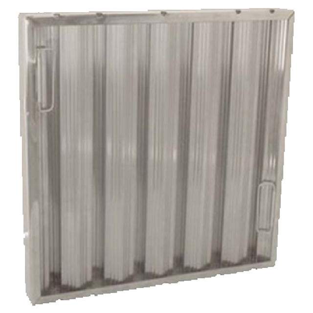 Franklin Machine Products 129-2053 Trine Baffle Grease Filter 20" X 20" X 2" Aluminum