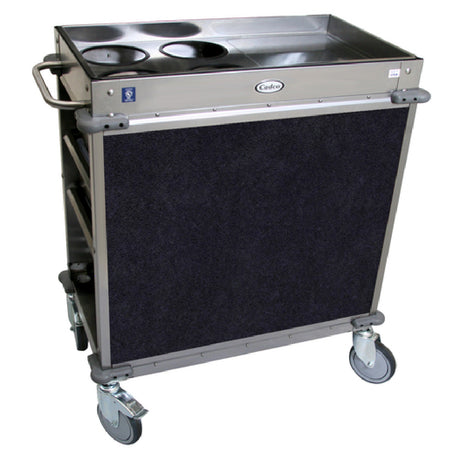 Cadco BC-2-L4 MobileServ® Beverage Cart Standard (4) Airpot Wells