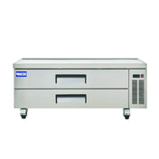 Hubert 144980 - Kratos Chef’s Base / Refrigerated Equipment Stand, 60"W, 2.7 Cu.ft. Interior Capacity