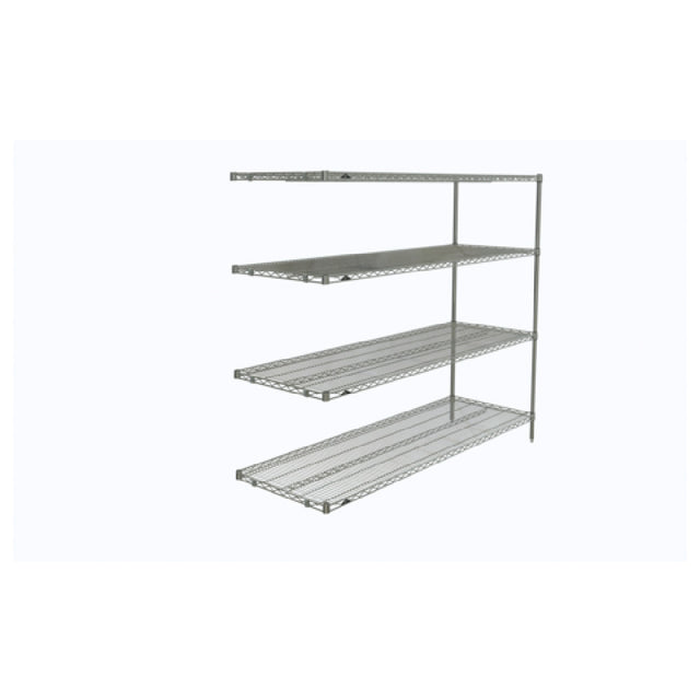 Metro AN576C Super Erecta® Add-On Shelving Unit 72"W X 24"D X 63"H (4) Wire Shelves