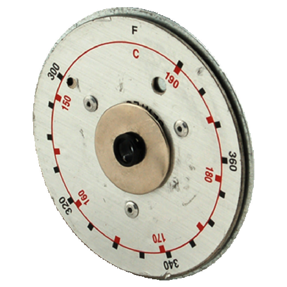 Franklin Machine Products 168-1280 Thermostat Dial Plate 3-3/16" OD X 1/4" ID 280° To 360° F Temperature Range