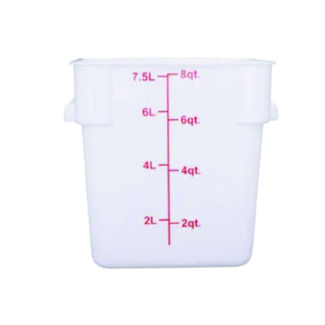 Hubert 17700 - CenPro® Food Storage Container, 8-3/4"W X 8-3/4"D X 8-1/2"H, Square