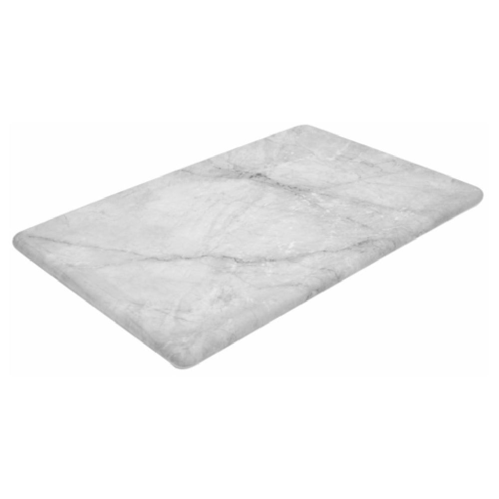 Bauscher Hepp TMA9630 - Carrara Collection Marble Platter, 11-3/4" X 7-3/4" X 1/2"H