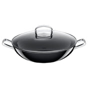 Bauscher Hepp 21.3726.7140 - Induction Wok Pan, 12-3/5" Dia., Round
