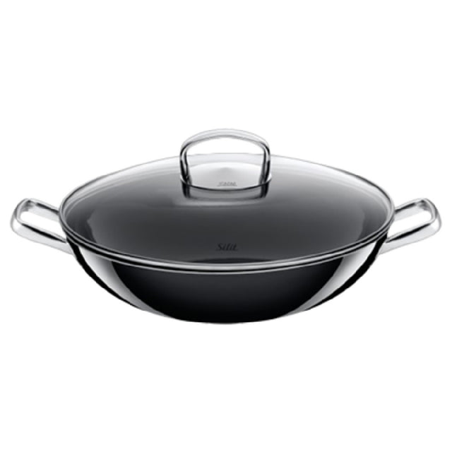 Bauscher Hepp 21.3726.7140 - Induction Wok Pan, 12-3/5" Dia., Round