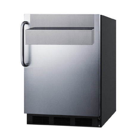 Summit FF7BKSSTBSR Undercounter Refrigerator Built-in Or Freestanding Use One-section