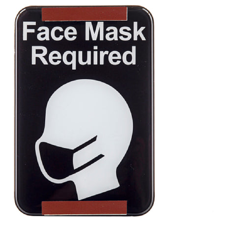 Tablecraft 10706 Sign "Face Mask Required" 6" X 9"