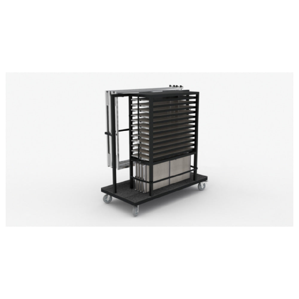 Bon Chef NXGO-CART-1 Nexus Go Frame Transport Cart 70" X 33.5" X 78" (fits 2 Frames 4 TBP & 12 Shelves)