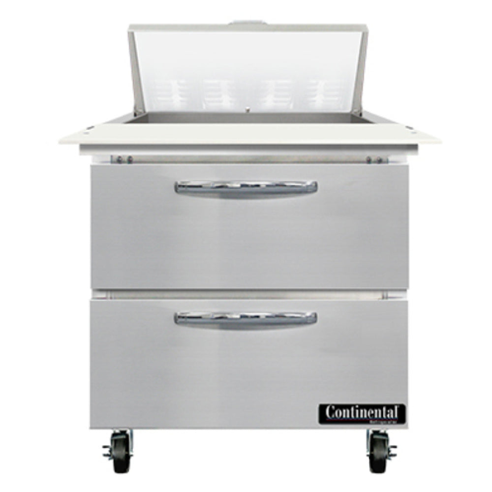 Continental Refrigerator SW32N8C-D Sandwich Unit 32"W 9.0 Cu Ft Capacity
