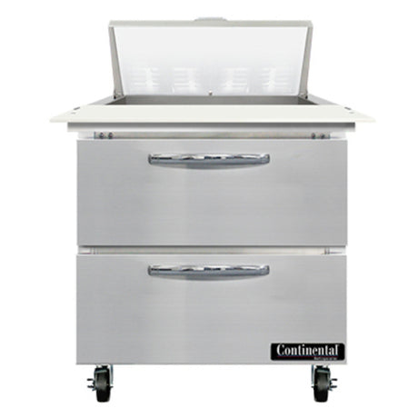 Continental Refrigerator SW32N8C-D Sandwich Unit 32"W 9.0 Cu Ft Capacity