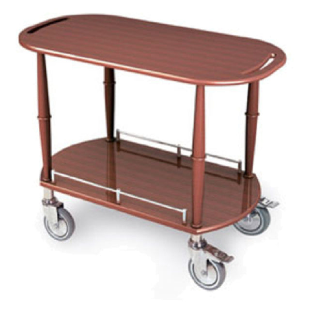 Lakeside 70453 Gueridon Spice Cart 17-3/4"D X 35-1/2"W X 29"H Oval Shaped Top