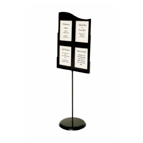 Hubert 82980 - Information Panel, Holds (4) 8-1/2" X 11"H Inserts, 22" X 28"H