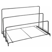 Hubert 54396 - Charcuterie Stand, 22-1/3"L X 14-3/4"W X 2"H, (3) Removable Wire Frames