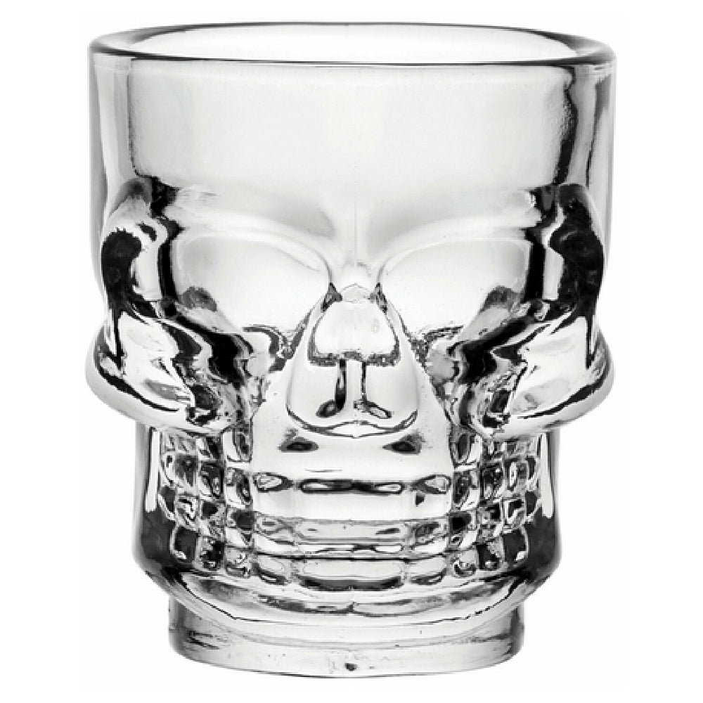 Hospitality Brands HG90206-024 Legend Glassware Skull Shot Glass 1.5 Oz. Premium Glass