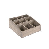 Cal Mil 1714-110 Aspen Condiment Holder 12" X 12" X 5-1/2"H (9) Section