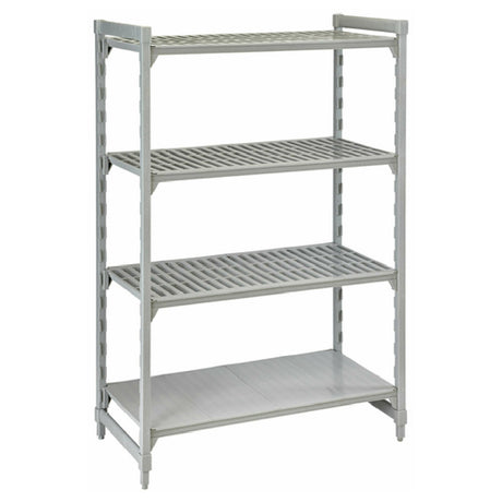 Cambro CPU214884VS4PKG Camshelving® Premium Starter Unit 21"W X 48"L X 84"H 4-tier